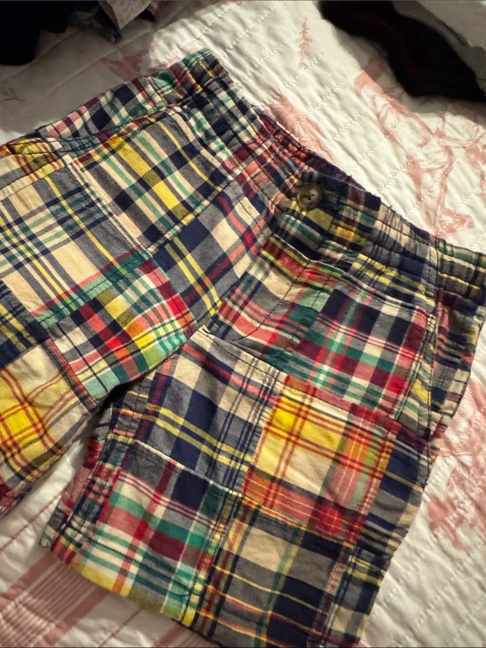 Polo by Ralph Lauren Plaid Multi-Color Shirt with Navy Label